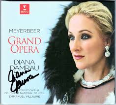 Diana DAMRAU Signed GRAND OPERA MEYERBEER Prophete Huguenots Alimelek  Africaine