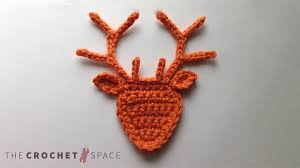 Knitted drops head band and wrist warmers with cables. Deer Head Crochet Applique Free Crochet Pattern Tutorial The Crochet Space