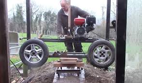 Maybe you would like to learn more about one of these? Diy Video How To Build A Simple Homemade Bandsaw Mill From Old Car Wheels Practical Survivalist Bandsaw Mill Diy Bandsaw Homemade Bandsaw Mill