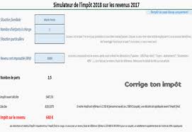 Simulateur Calcul De L Impot 2020 Sur Les Revenus 2019