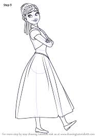 learn how to draw anna from frozen fever frozen fever step by step drawing tutorials frozen fever drawings step by step drawing