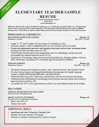 Skills On A Resume Examples Resume Skills Section Teaching Resume Resume Skills