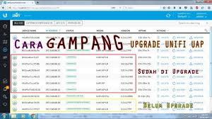 Cara Upgrade Firmware Unifi Ap Uap Youtube