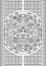 Depositphotos 8396272 Stylized Aztec Calendar Jpg 658 950 Aztec Calendar Mayan Art Free Vector Graphics