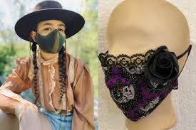 There's just something inherently fascinating and creepy about people in masks. Steamworks Shadows Steampunk Gothic Victorian Face Masks Links Under
