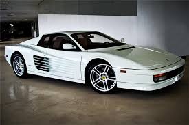 Ferrari Testarossa In White Ferrari Testarossa White Ferrari Ferrari