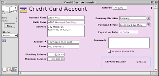 Sometimes it can be as long as 19 digits, and it is used to identify both the credit card issuer and the account holder. Goldenseal Accounting Software Reference Credit Card Accounts