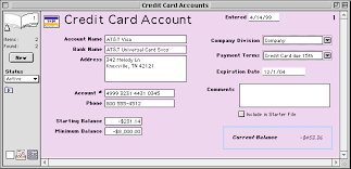 Your account number can only be found on your physical card. Goldenseal Accounting Software Reference Credit Card Accounts
