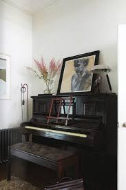 Charcoal Gray Piano Piano Living Rooms Upright Piano Decor Piano Decor