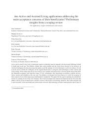 Are Active and Assisted Living applications addressing the main acceptance  concerns of their beneficiaries? Preliminary insights