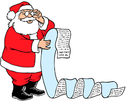 Challenge yourself with this santa checking his list jigsaw puzzle for free. Checking Santa S List For The Party Anchorage International Rotary Club