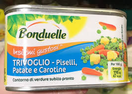 Saltare in padella piselli e carote nel frattempo rompere 3 uova in una ciotola, aggiungervi un po' di latte, sale, pepe e prezzemolo e sbattere bene il tutto. Trivoglio Piselli Patate E Carotine Bonduelle
