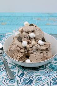 Add the half and half and cream and mix. Low Calorie Rocky Road Ice Cream Our Wabisabi Life