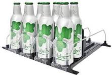 Drink Dispenser Fridge 2-Pack Soda Bottle Dispenser Pushers - Refrigerator  Shelf Organizer For Cans & Bottles Can Organizer