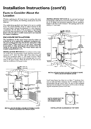 An electric water heater doesn't produce combustion gasses, so it doesn't. Kenmore 153333830 User Manual Economizer 5 Gas Water Heater Manuals And Guides 98100045