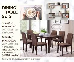 12 person dining room table set. 4 Seater 6 Seater Dining Table Set Furniture Home Living Furniture Other Home Furniture On Carousell