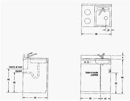 kitchen sink wall drain dimensions