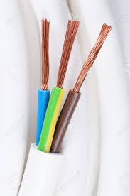 Typical power wiring color codes. Electrical Power Cable Close Up Iec Standard Color Code Cross Section With Cable Jacket Wire Insulations In Brown Blue And Yellow Green Color With Flexible Stranded Copper Wires Macro Photo Stock Photo Picture And