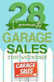 (friday, saturday and sunday july 16th, 17th & 18th) pic hide this posting restore restore this posting. City Wide Neighborhood Garage Sales May 17 19 Neighborhood Garage Sale Community Garage Sale Garage Sales