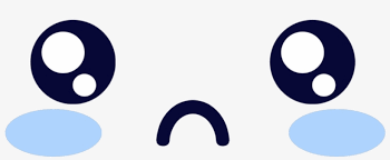 Want to discover art related to anime_eyes? Kawaii Blue Sad Eyes Eye Blush Face Sad Face Anime Png Image Transparent Png Free Download On Seekpng