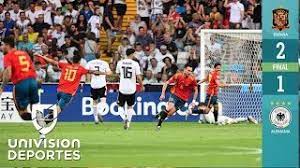 Tiago tomás e florentino luís, que atuaram sempre como suplentes utilizados nesta fase a eliminar, são. Espana 2 1 Alemania Resumen Y Goles Final Europeo Sub 21 Youtube