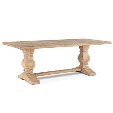 French Farmhouse Solid Wood Trestle Dining Table 108 Mango Wood Dining Table Trestle Dining Tables Wood Dining Table