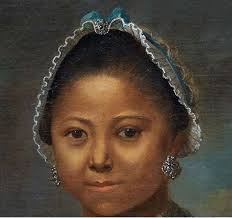 Portrait of a Lady Holding an Orange Blossom