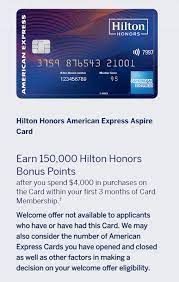 It's worth sizing up its sister cards to determine which is the best hilton card. American Express Hilton Aspire Bonus Increased To 150 000 Points Best Ever Doctor Of Credit