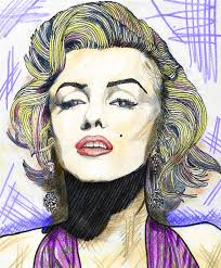 Marilyn Monroe, pastel
