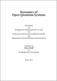 Konversi pdf apapun ke doc & docx microsoft office yang bisa diedit. Dynamics Of Open Quantum Systems