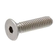 Everbilt 1 4 In 20 X 1 2 In Hex Flat Head Stainless Steel Socket Cap Screw 2 Pack 826498 The Home Depot