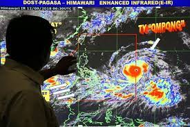 In its latest thunderstorm advisory, pagasa warned of moderate to heavy rainshowers with lightning and strong winds in quezon, bataan, cavite, and laguna. Pagasa Brace For 4 5 More Typhoons As Powerful As Ompong Philstar Com