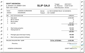 Download format slip gaji terbaru 2016. Contoh Slip Gaji Malaysia Excel Contoh Surat