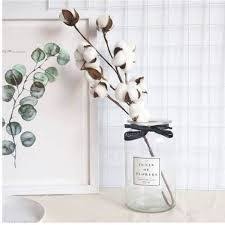 Quel Vase Pour Branche De Coton Recherche Google Cotton Decor Farmhouse Artificial Flowers Cotton Stems