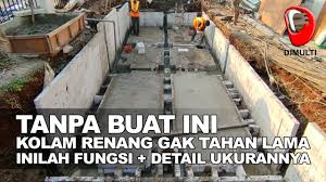 Penting untuk mengetahui gambar struktur dan konstuksi kolam renang supaya proses pekerjaan konstruksi berjalan lancar, simak ulasannya. 3 Poin Penting Pembesian Konstruksi Kolam Renang Youtube
