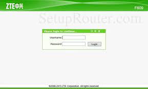 Here is the list of all the known default zte router. How To Login To The Zte Zxhn F609