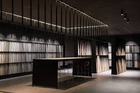 A Quarry And A Warehouse Designed By Esrawe Studio Showcase Material Library In Guadalajara Warehouse Design Interior Design Resources Showroom Design