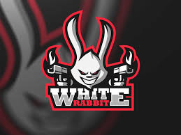  White Rabbit Gaming Logo Guild Mascot Logo Game Logo