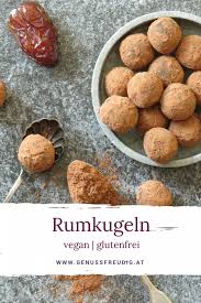 Rumkugeln Vegan Glutenfrei Und Extrem Lecker Genussfreudig Rezept Zuckerfreie Rezepte Rumkugeln Lecker
