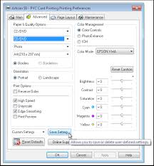 Download the driver epson t60 series make sure the printer's usb cable is plugged into the computer or laptop. Set Up Epson Artisan 50 For Inkjet Pvc Card Printing On Windows 7