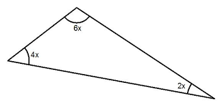 # angle in front of side a. How To Work Out The Angles In A Triangle When The Angles Are In Algebra Owlcation