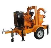 6 Inch Weather Canopy Mobile Trailer Diesel Water Pump