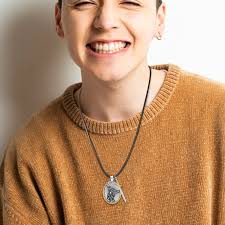 Merryshine St. Michael Men's Archangel Sword Shield Saint Michael Medal  Pendant Necklace for Men