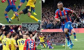 Suivez en live sur foot mercato, le match de la 18e journée de premier league entre arsenal fc et crystal palace fc. Crystal Palace 1 1 Arsenal Jordan Ayew Earns Hosts A Point Against 10 Man Gunners Daily Mail Online