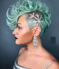 Girl with curly emo hair covering one eye. 15 Trending Punk Hairstyle For Women Styles At Life