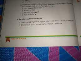 Jawaban Essay Pai Halaman 110 111 Kelas 8 Brainly Co Id