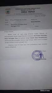 Dengan rahmat tuhan yang maha esa. Sesalkan Tindakan Kades Staf Desa Tepas Protes Headline