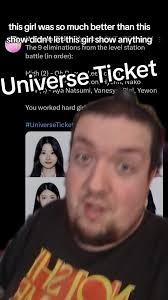 Eliminated Members from Universe Ticket