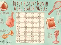 What is the first disney animated movie? Black History Month Word Search Puzzles For Kids