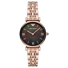 All products chronograph emporio armani summer watch winter woman womens. Emporio Armani Ladies Rose Gold T Bar Watch Ar11145 Womens Watches From The Watch Corp Uk